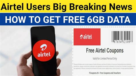 airtel free data coupon code|airtel data coupon code today.